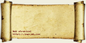 Tina Parenta vizit kartica